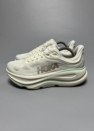 Кросівки на широку стопу для комфортної ходьби бігу тренувань hoka one one bondi 9 wide 1162014 tlsl оригінал