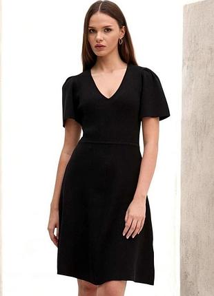 Стильное черное платье в рубчик от бренда asos🛍