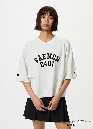 Футболка с графикой babymonster ut uniqlo