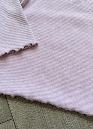 Кофта футболка в рубчик zara 3