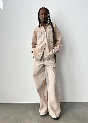 Рубашка пиджак zara l-хл