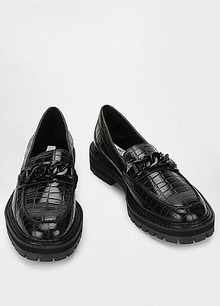 Шкіряні лофери marks&spencer