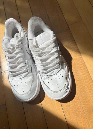 Шкіряні кросівки nike air force 1 low (оригінал)