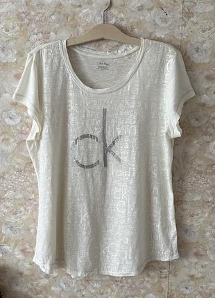 Футболка  котон модал calvin klein