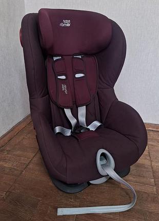 Автокресло britax-romer king ii black series burgundy red