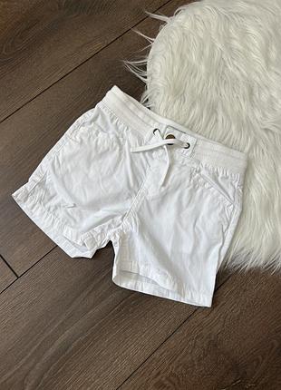 Білі шорти на резинці для хлопчика 3-6 міс 68 см зара zara на літо