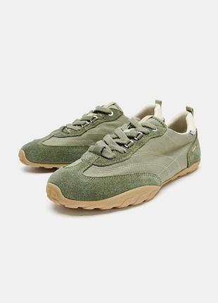 Кросівки zara 39 розмір хакі