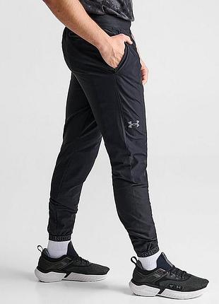 Черные мужские спортивные штаны андер армор under armour storm joggers, 3xl, оригинал