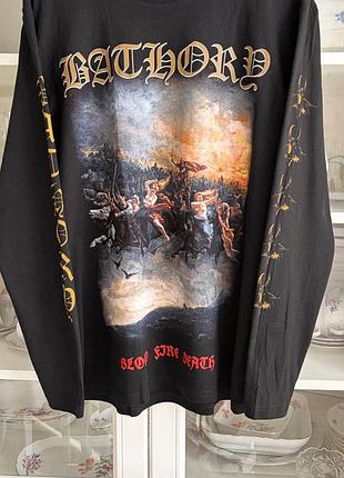 Нова лонгслів bathory - blood fire death 2