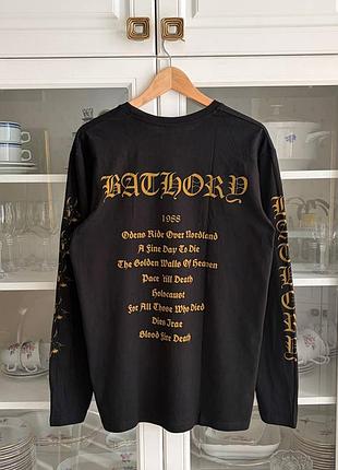 Нова лонгслів bathory - blood fire death 5