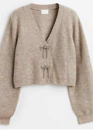 Кардиган з домішкою вовни  h&m