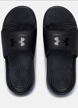 Under armour. оригінал. індонезія. шльопанці under armour ignite select blk.