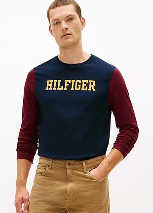 Чоловічий лонгслів tommy hilfiger з логотипом