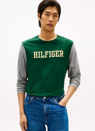 Мужской лонгслив tommy hilfiger с логотипом