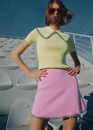 Юбка мини zara размер м