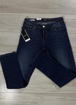 Новые темно синие мужские джинсы джек джонс jack &amp; jones slim fit, 31x32, оригинал