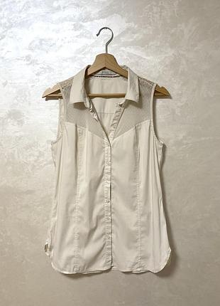 Блуза бежевого кольору guess