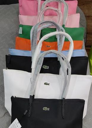 Сумка шоппер lacoste/тоут/шоппер лакоста