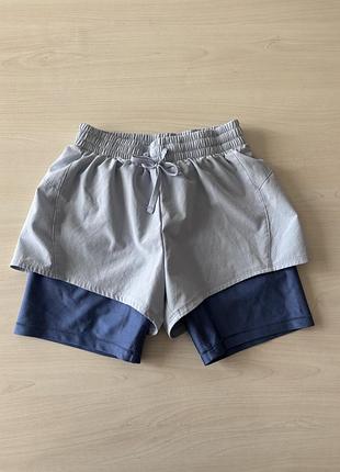 Класні спортивні костюми шорти велосипедки 2в1 h&m р.140