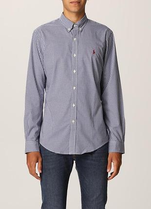 Чоловіча сорочка ralph lauren xxl 2xl з довгим рукавом у клітинку