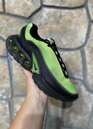 Кроссовки мужские nike air max dn универсальные спортивные тренировочные повседневные черные зеленые салатовые яркие 40,5 41 41,5 42 размер