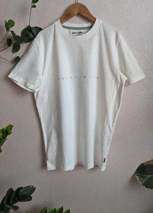 Хлопковая футболка jack &amp;jones