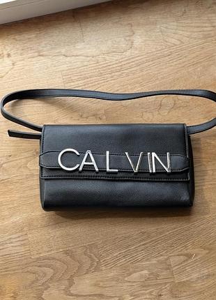 Сумка шкіряна calvin klein