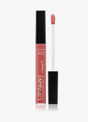 Рідка губна помада avon «ультра» з матовим ефектом, peachy sunrise/персиковий схід сонця