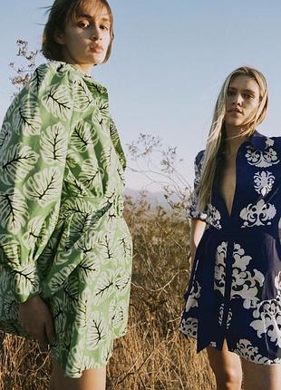Нова бавовняна сукня сорочка вільного крою бавовна zara новое хлопковое платье рубашка свободного кроя хлопок поплин
