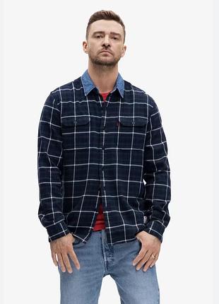 Levi’s чоловіча сорочка, рубашка, брендова тепла  сорочка