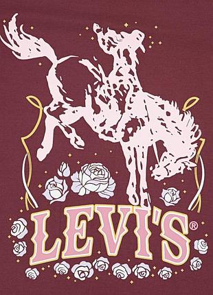 Детский лонгслив levi's с принтом 3