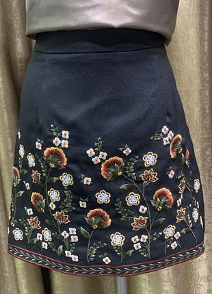 Спідниця вишиванка new look розмір s/ 8
