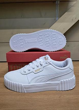 Оригінальні шкіряні кросівки puma carina 3.0 / 40147601