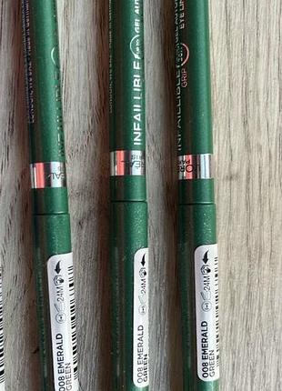 Infaillible водостойкий автоматический гелевый карандаш (в оттенке 008) l'oreal paris infaillible grip gel automatic eye liner