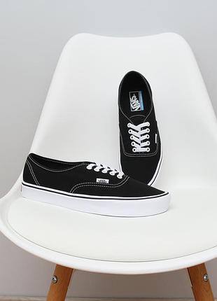 Чорні кеди vans authentic lite оригінал на стопу 27.5 см