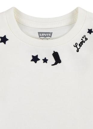 Детский лонгслив levi's с нашивками 3