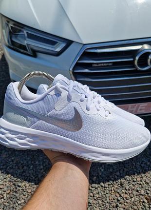 Оригинальные кроссовки женские nike revolution 6 белые dc3729-101