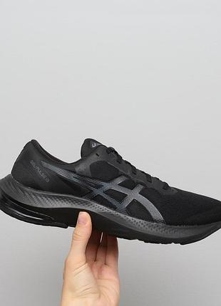 Черные очень крутые мужские кроссовки asics gel-pulse 13 оригинал на стопу 26.5 см