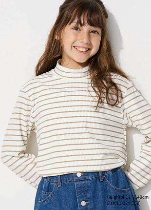 Детский лонгслив uniqlo heattech