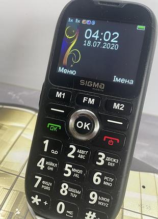 Бабушкофон sigma comfort 50 cf111 кнопочний телефон sigma