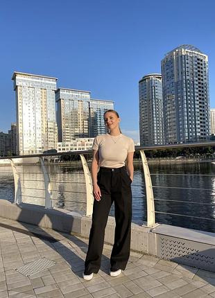 Чорні брюки zara розмір s