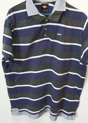 Lee cooper поло с коротким рукавом размер 54-56 (xxl)