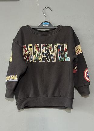 Світшот zara 104р marvel на хлопчика 3-4роки