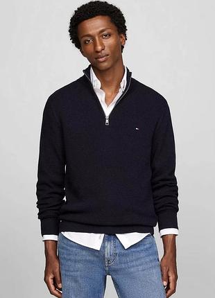 Tommy hilfiger чоловічий светр, шерстяний джемпер, пуловер, реглан