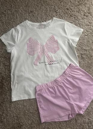 Домашня футболка l/xl 🌸💗