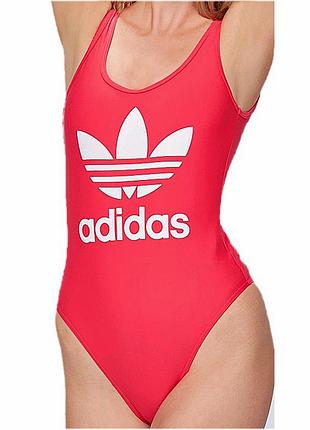 Яскравий жіночий купальник adidas рожевого кольору