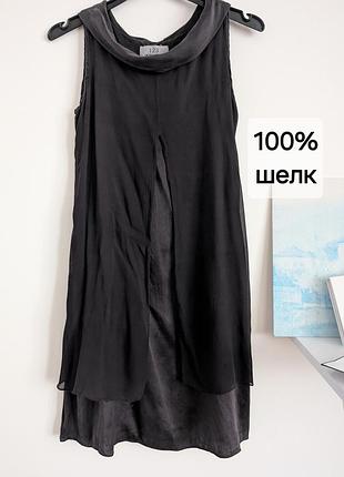 Платье из 100% шелка франц.бренда un deux trois, l