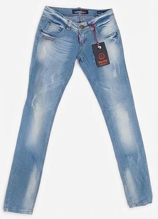 Стильные джинсы dsquared2, новые, модель 7/8 (р. 35)