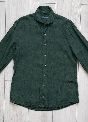 Мужская льняная рубашка slimline size m