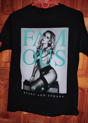 Стильна фірмова футболка катон бренд з коротким рукавом  famous stars and straps.с-м.унісекс